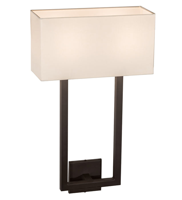Meyda Tiffany 195759 Two Light Wall Sconce, Oil Rubbed Bronze