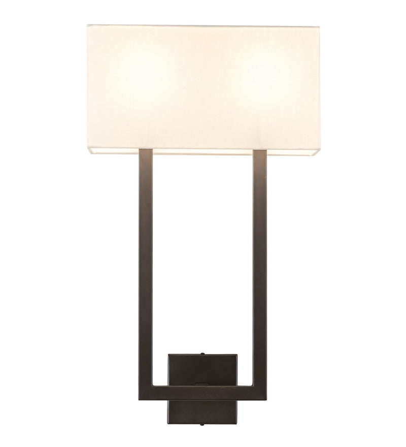 Meyda Tiffany 195759 Two Light Wall Sconce, Oil Rubbed Bronze