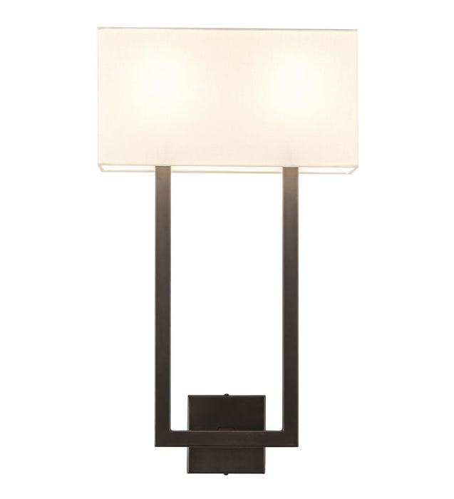 Meyda Tiffany 195759 Two Light Wall Sconce, Oil Rubbed Bronze