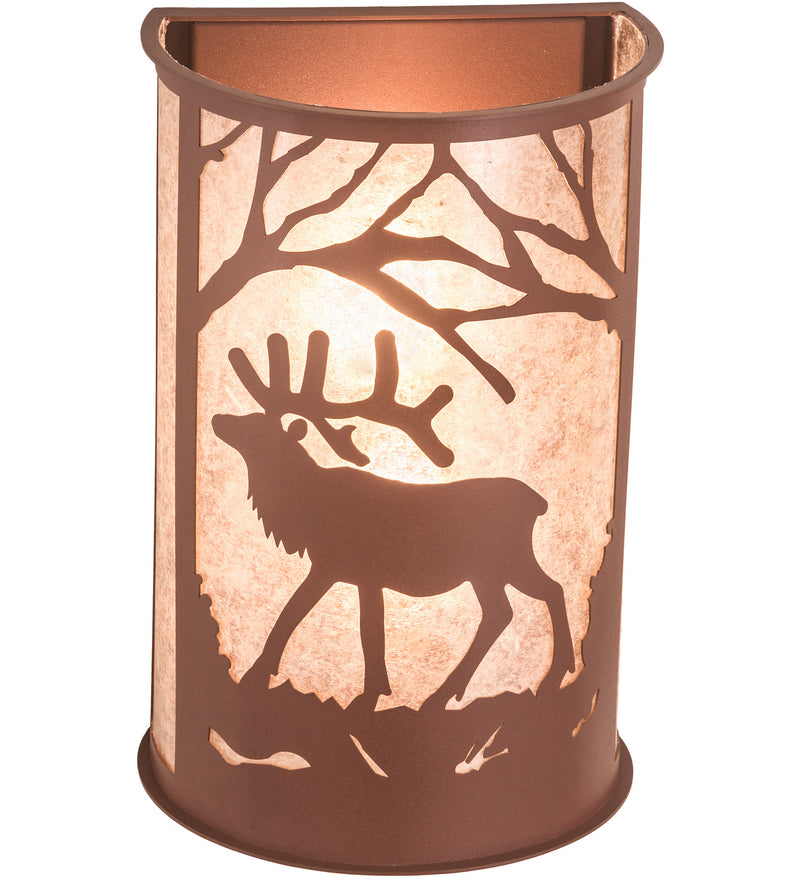 Meyda Tiffany 197060 Two Light Wall Sconce, Rust
