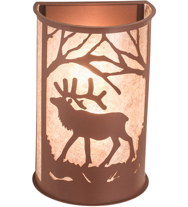 Meyda Tiffany 197060 Two Light Wall Sconce, Rust