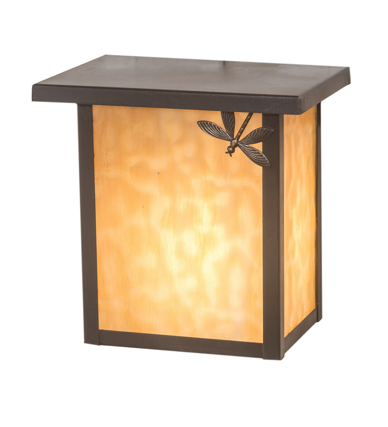 Meyda Tiffany 197063 One Light Wall Sconce, Craftsman Brown