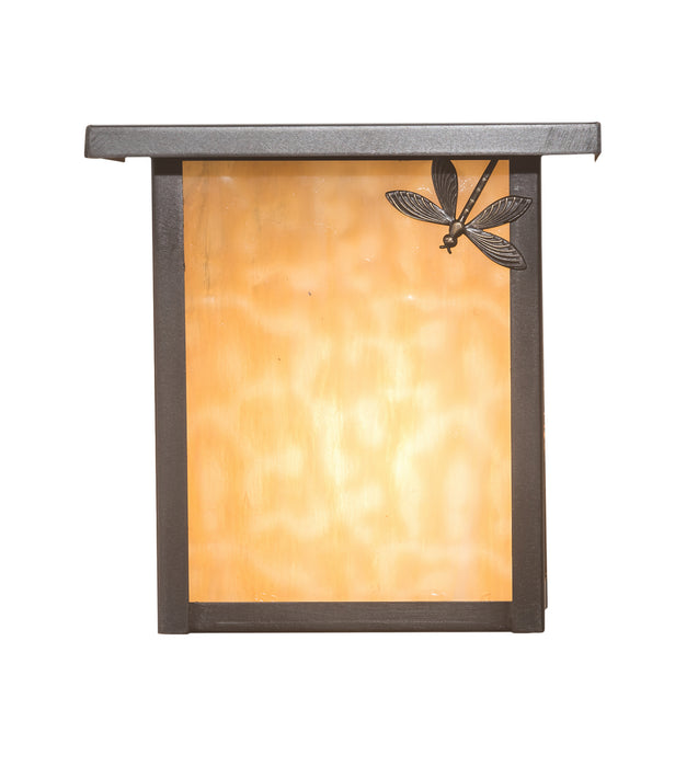 Meyda Tiffany 197063 One Light Wall Sconce, Craftsman Brown