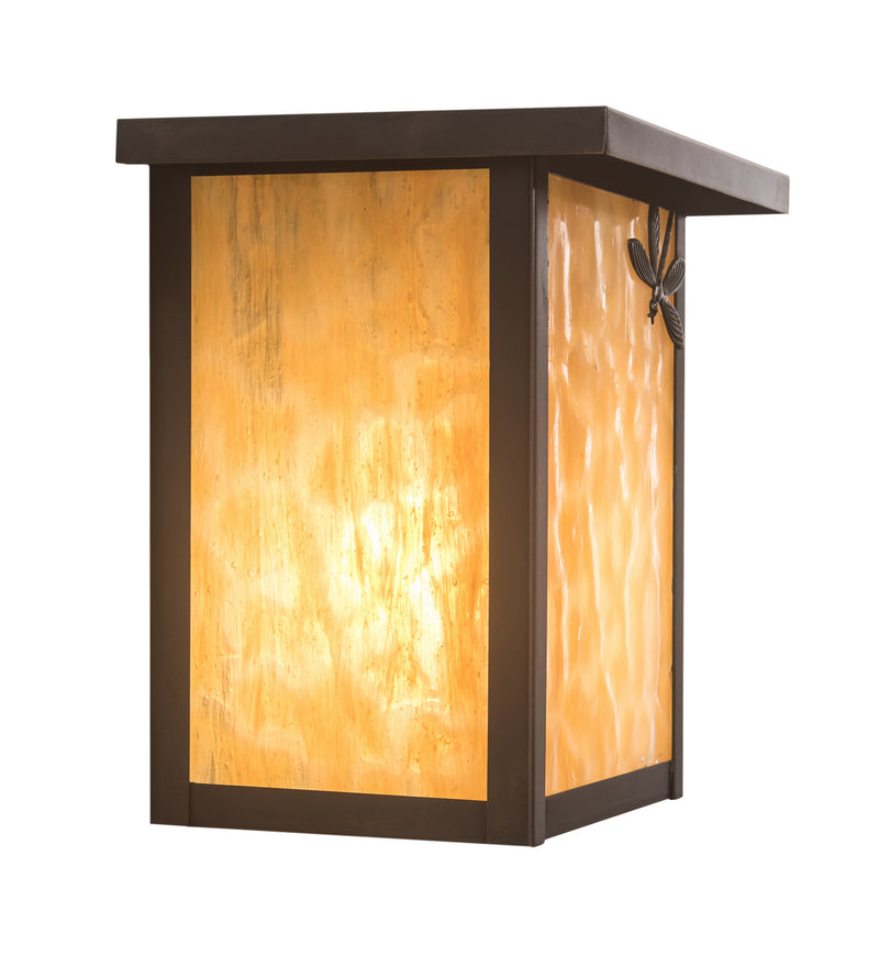 Meyda Tiffany 197063 One Light Wall Sconce, Craftsman Brown