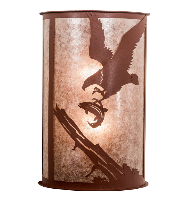 Meyda Tiffany 197065 Two Light Wall Sconce, Rust