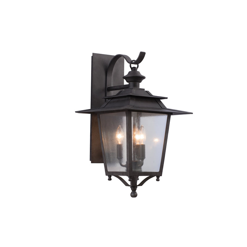 Kalco 404122AI Three Light Wall Bracket, Aged Iron