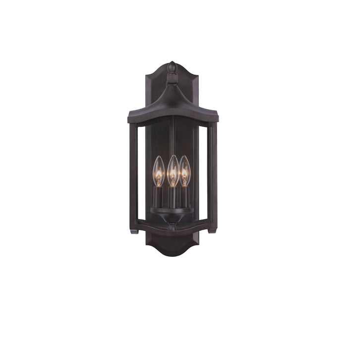 Kalco 404521AI Three Light Wall Bracket, Aged Iron