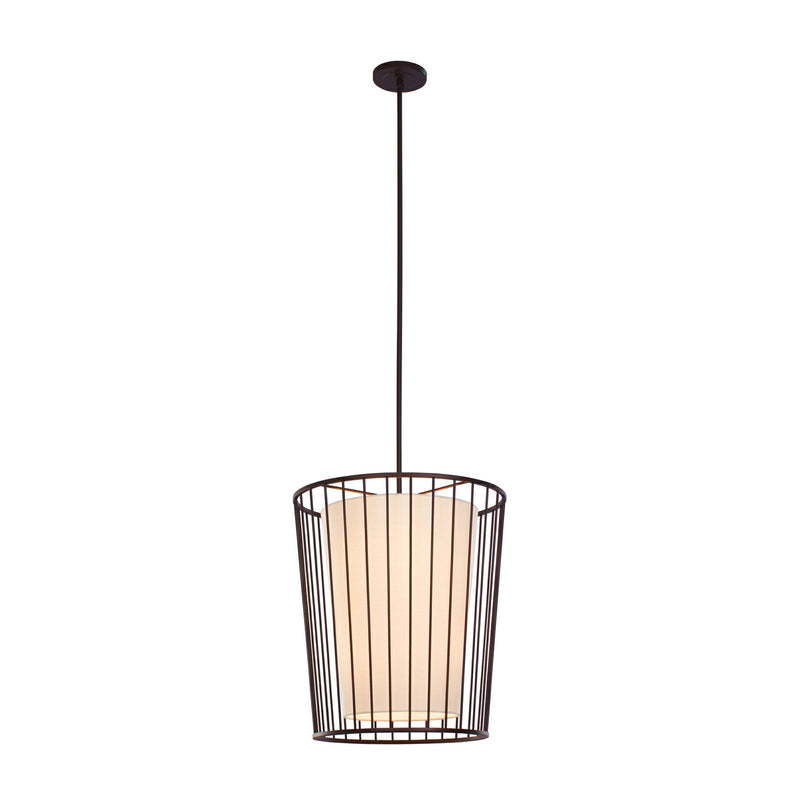Kalco 507050BZ Six Light Foyer Pendant, Bronze