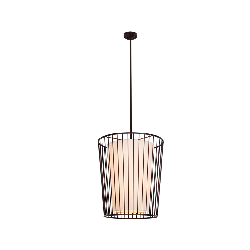 Kalco 507051BZ Eight Light Foyer Pendant, Bronze