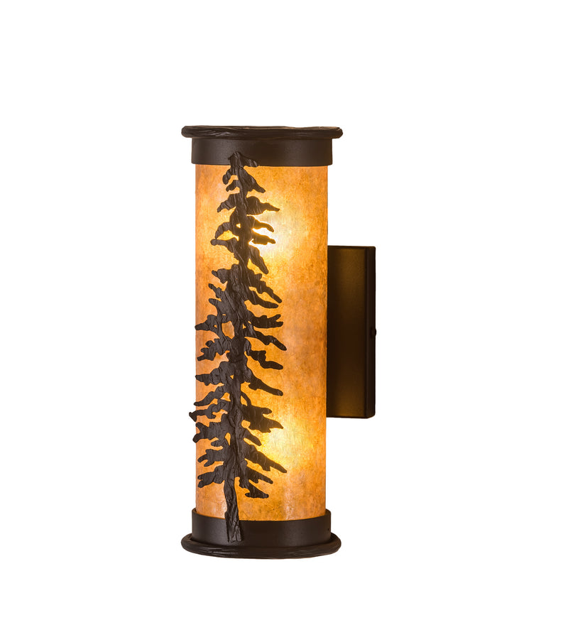 Meyda Tiffany 197883 Two Light Wall Sconce, Textured Black