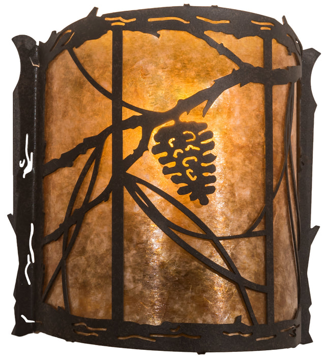Meyda Tiffany 197900 One Light Wall Sconce, Coffee Bean
