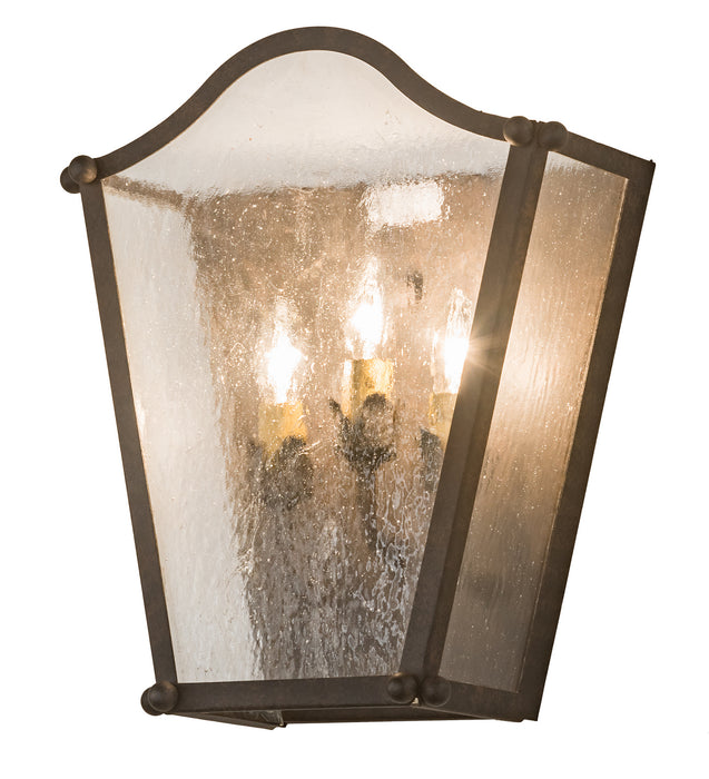 Meyda Tiffany 198240 Three Light Wall Sconce, Coffee Bean