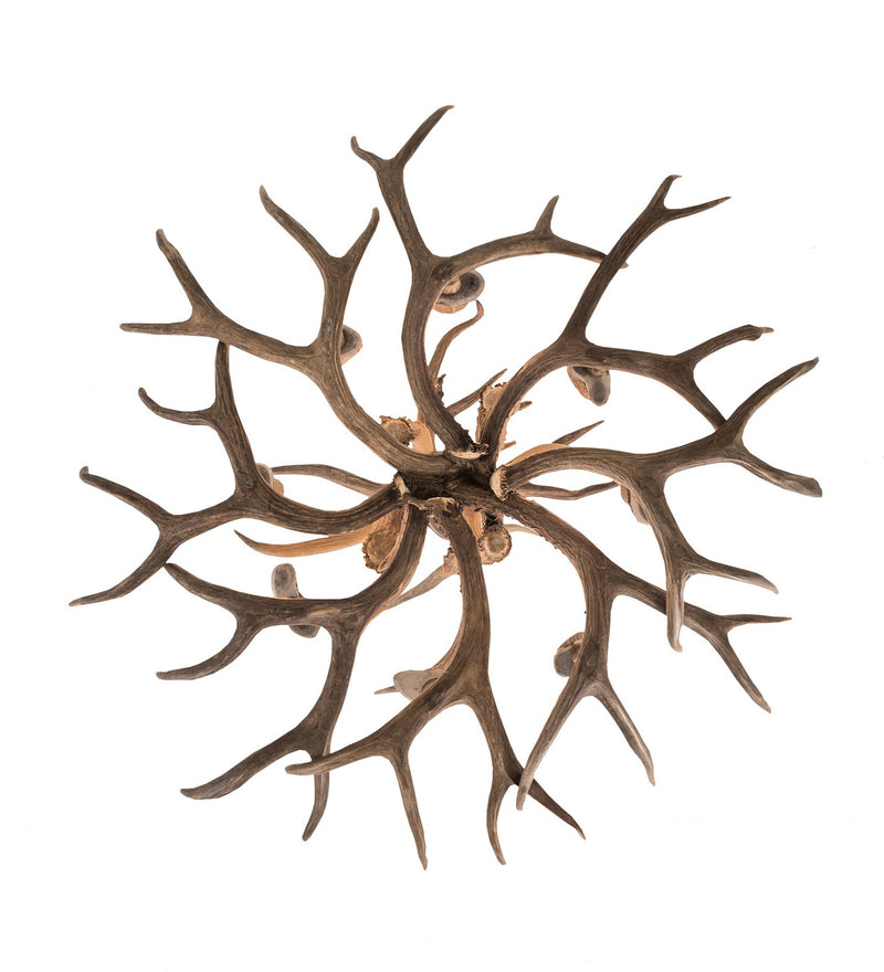 Meyda Tiffany 200431 Eight Light Chandelier, Antique Copper