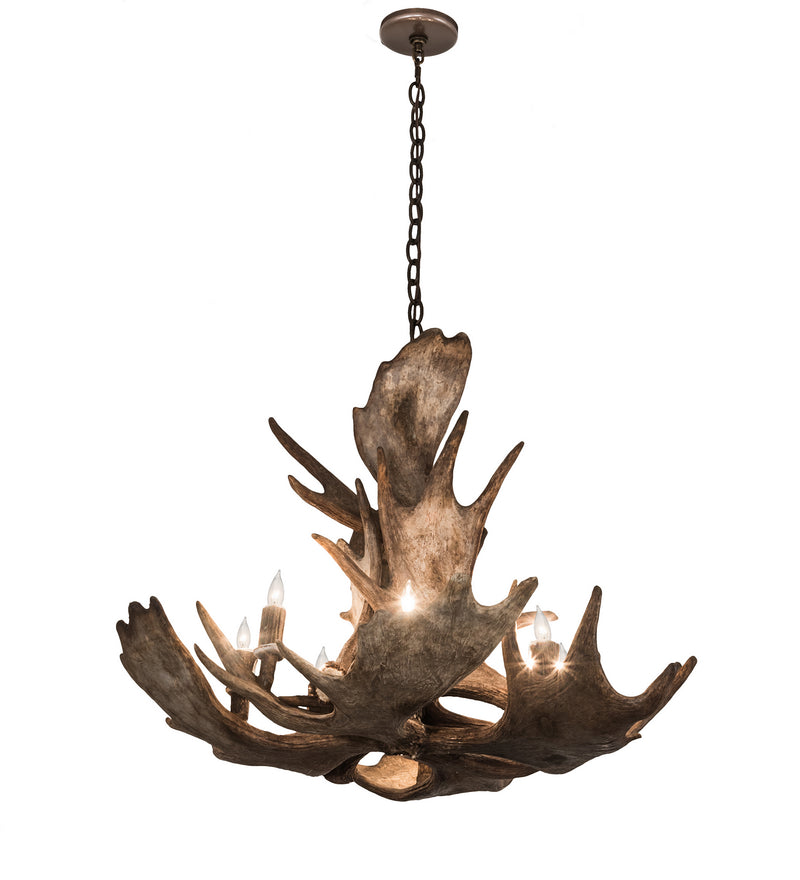 Meyda Tiffany 200438 Ten Light Chandelier, Antique Copper