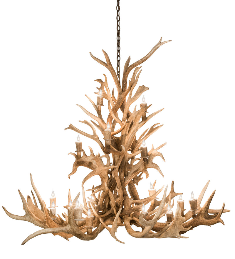 Meyda Tiffany 200451 18 Light Chandelier, Antique Copper