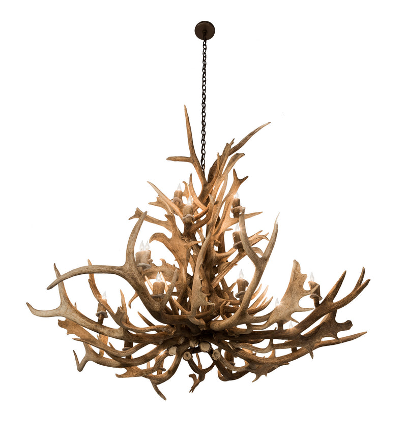 Meyda Tiffany 200451 18 Light Chandelier, Antique Copper