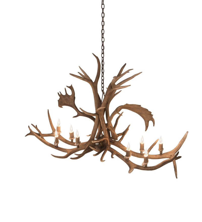 Meyda Tiffany 200454 Eight Light Chandelier, Antique Copper