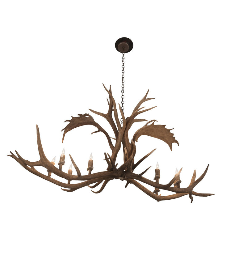 Meyda Tiffany 200454 Eight Light Chandelier, Antique Copper