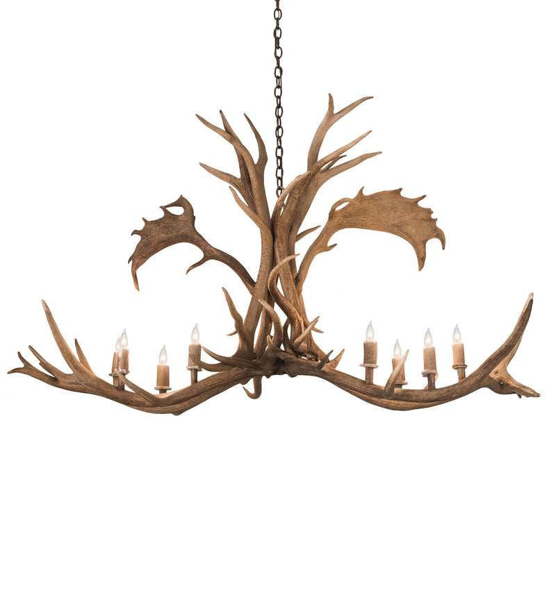 Meyda Tiffany 200454 Eight Light Chandelier, Antique Copper