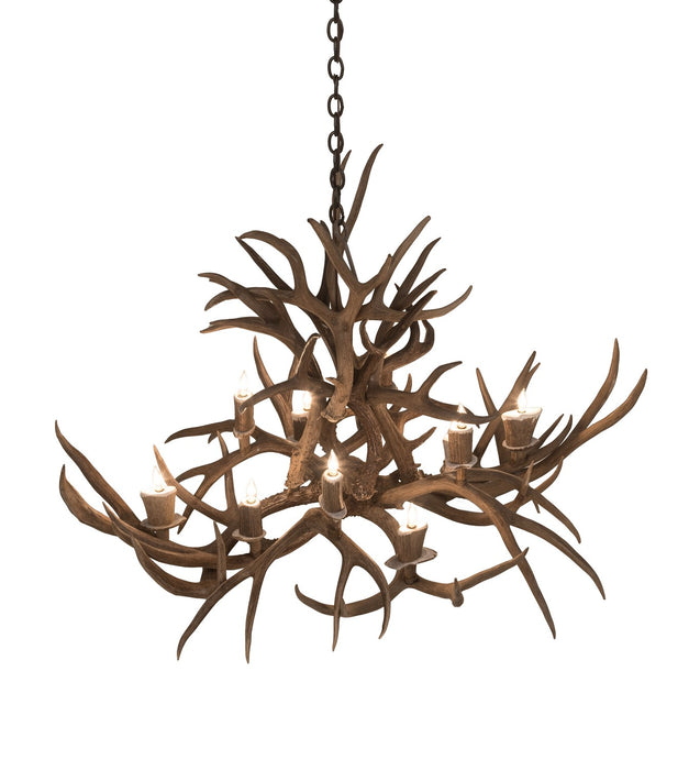 Meyda Tiffany 200459 Ten Light Chandelier, Antique Copper