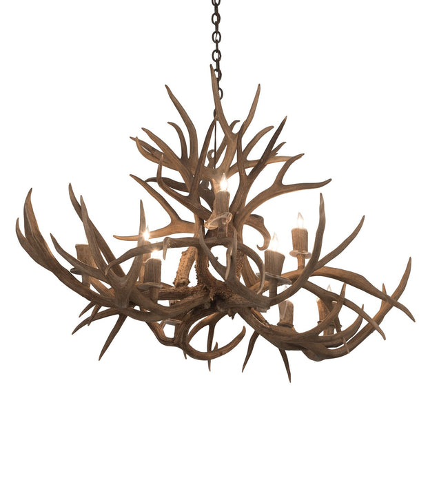 Meyda Tiffany 200459 Ten Light Chandelier, Antique Copper