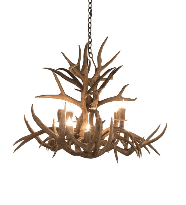 Meyda Tiffany 200459 Ten Light Chandelier, Antique Copper