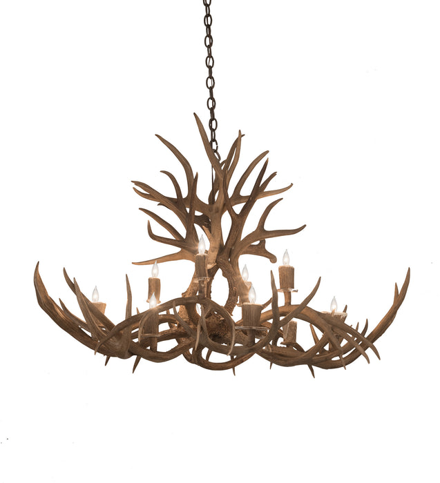 Meyda Tiffany 200459 Ten Light Chandelier, Antique Copper
