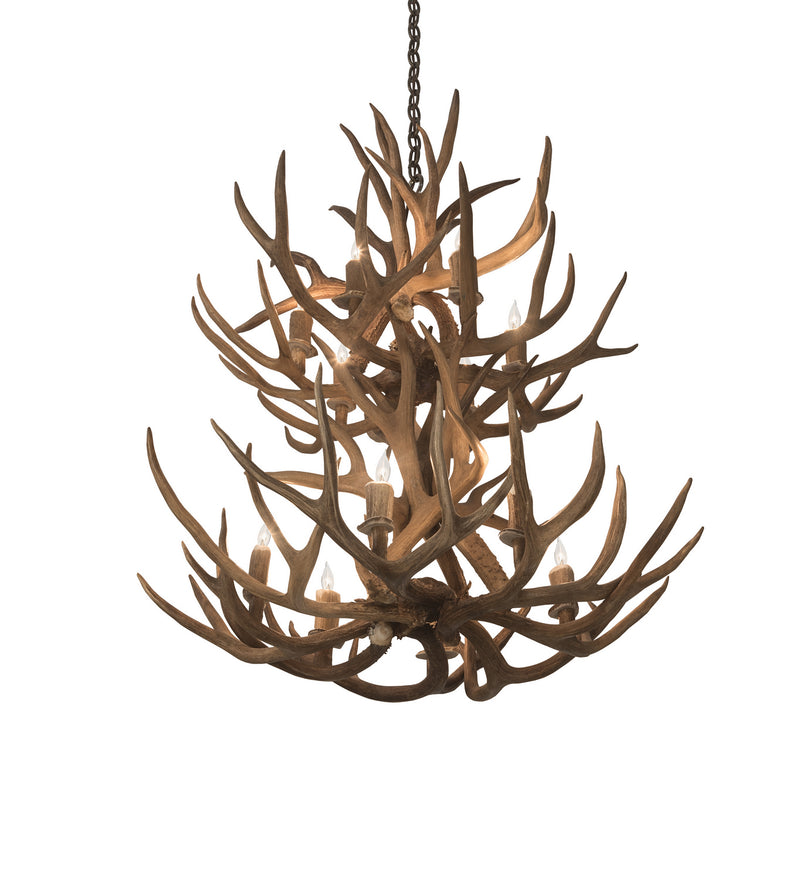 Meyda Tiffany 200460 12 Light Chandelier, Antique Copper
