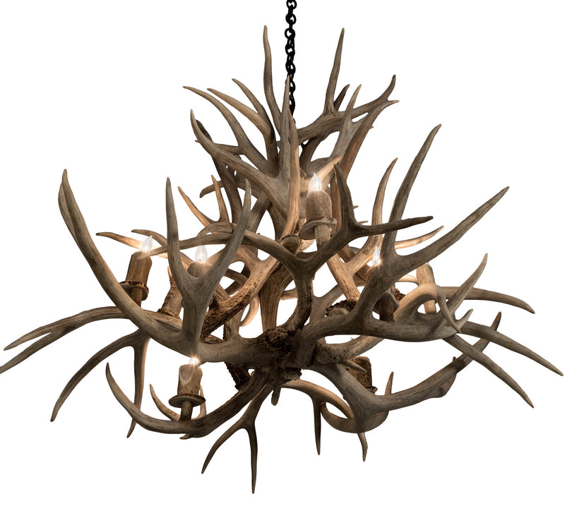 Meyda Tiffany 200465 Eight Light Chandelier, Antique Copper