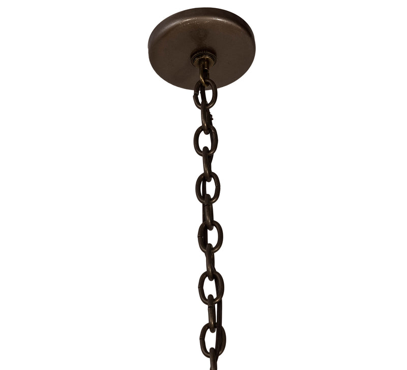 Meyda Tiffany 200465 Eight Light Chandelier, Antique Copper