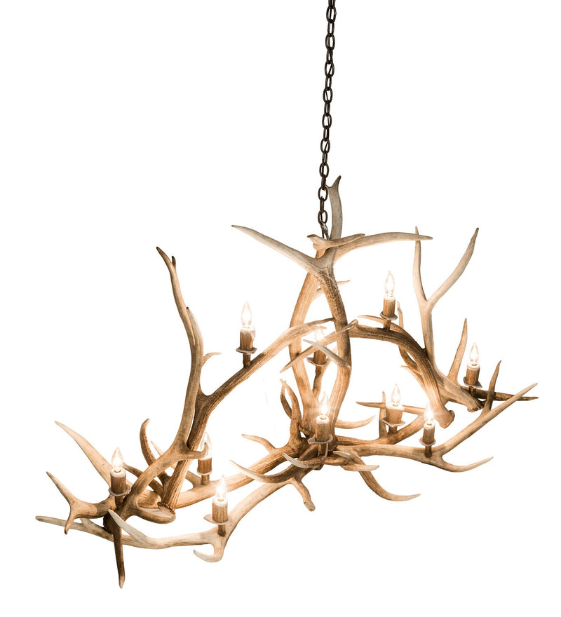 Meyda Tiffany 200467 Ten Light Chandelier, Antique Copper