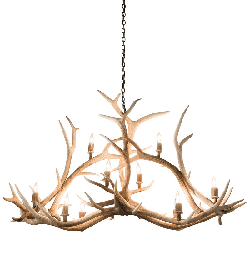 Meyda Tiffany 200467 Ten Light Chandelier, Antique Copper