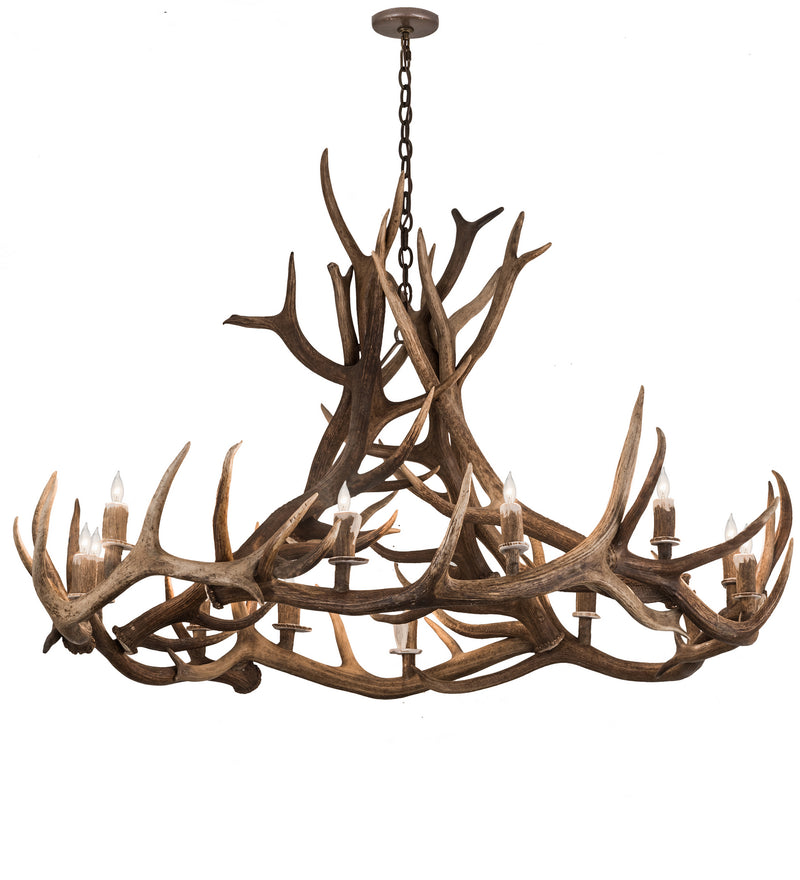 Meyda Tiffany 200468 12 Light Chandelier, Antique Copper