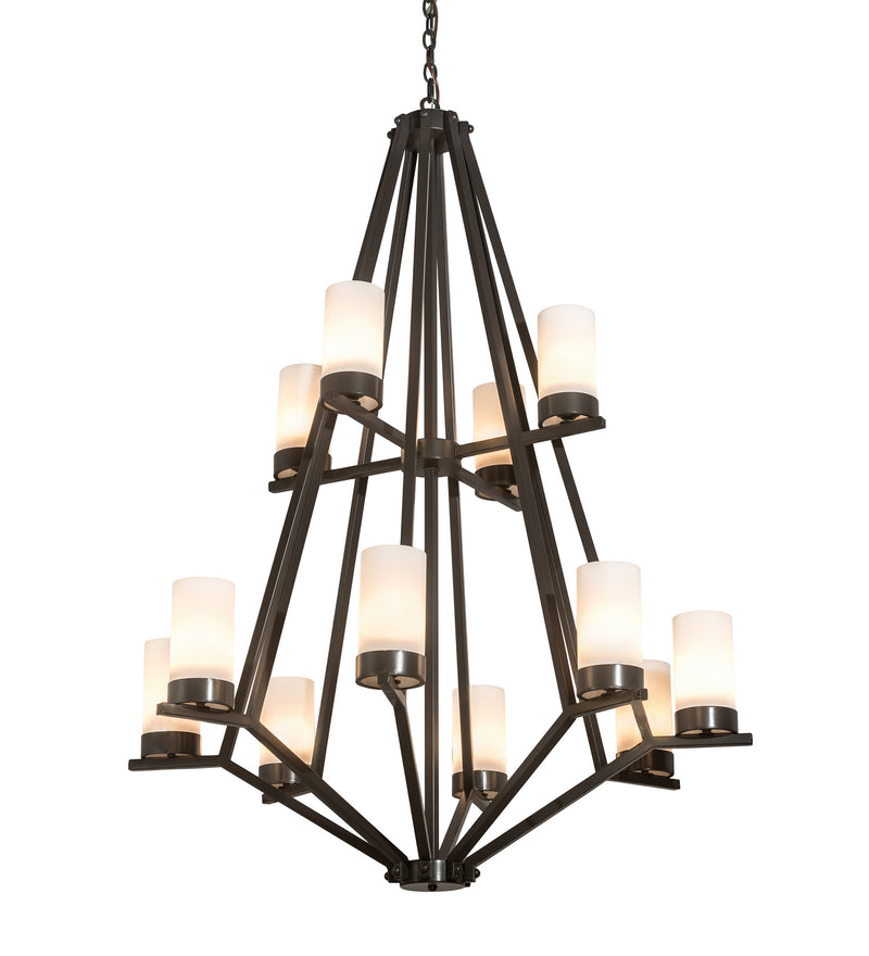 Meyda Tiffany 200633 12 Light Chandelier, Timeless Bronze