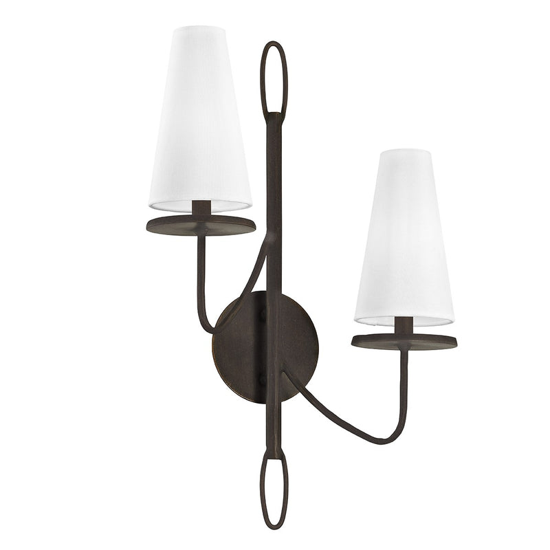 Troy Lighting B6292-TBZ Two Light Wall Sconce, Textured Bronze
