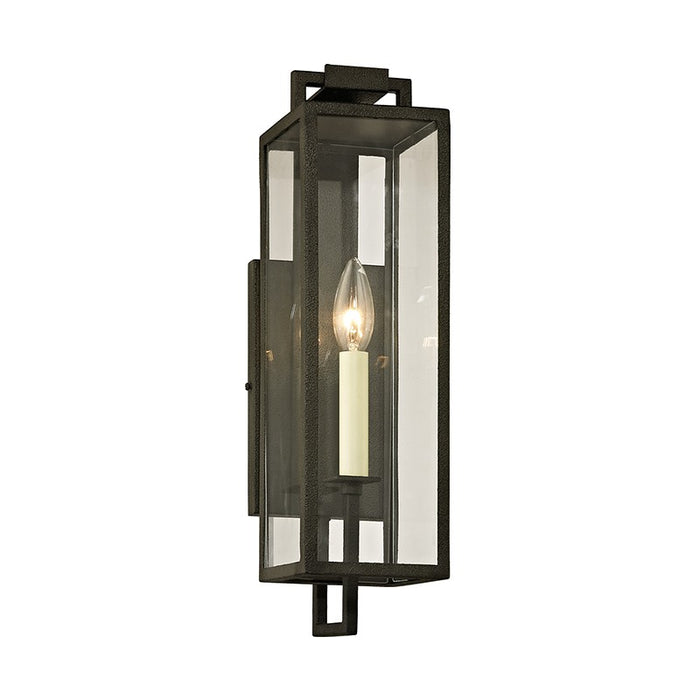 Troy Lighting B6381-FOR One Light Wall Lantern, Forged Iron