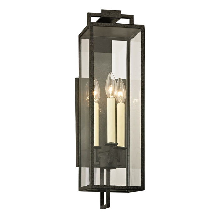 Troy Lighting B6382-FOR Three Light Wall Lantern, Forged Iron