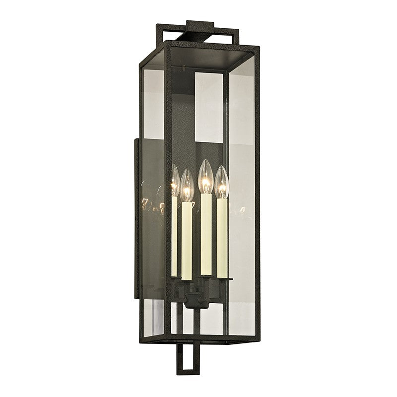 Troy Lighting B6383-FOR Four Light Wall Lantern, Forged Iron
