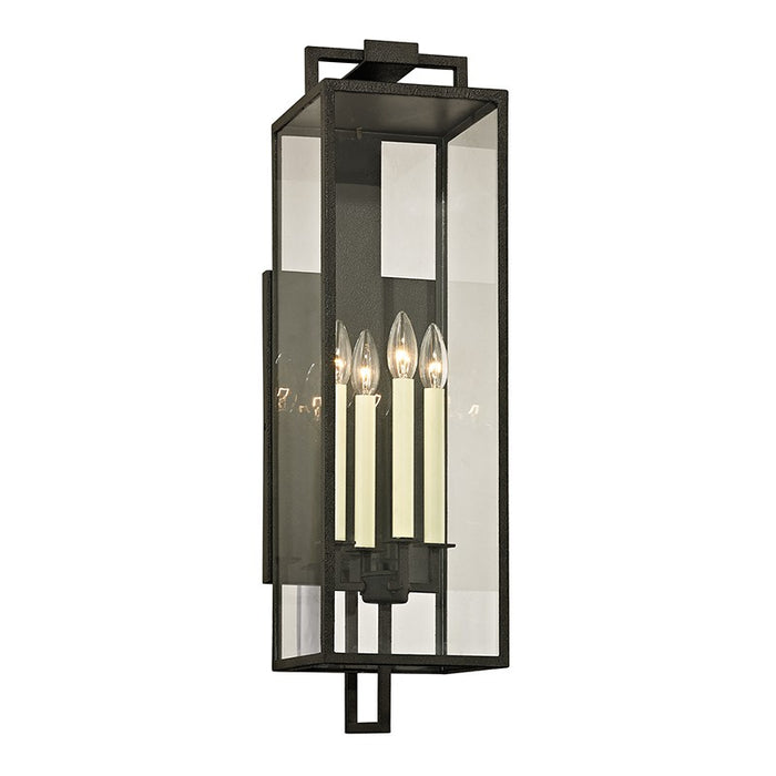 Troy Lighting B6383-FOR Four Light Wall Lantern, Forged Iron