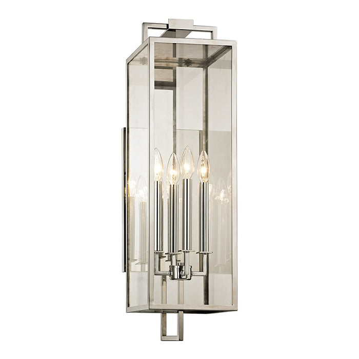 Troy Lighting B6533-SS Four Light Wall Lantern, Polished Stainless