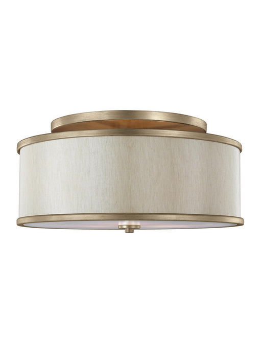 Visual Comfort Studio SF339SG Three Light Semi-Flush Mount, Sunset Gold