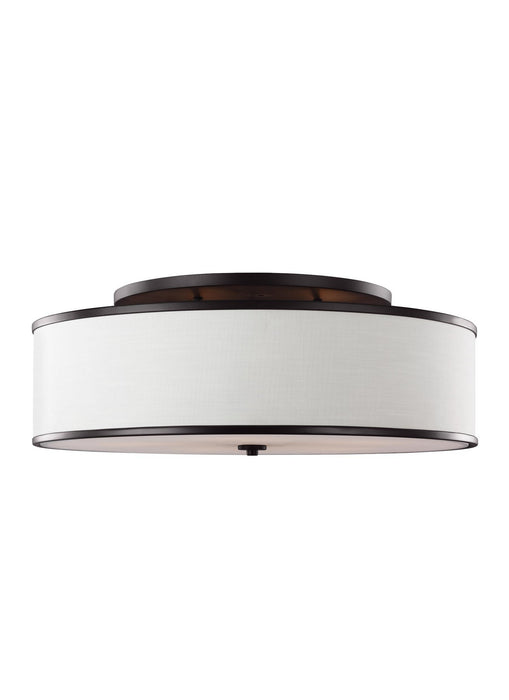 Visual Comfort Studio SF340ORB Five Light Semi-Flush Mount, Oil Rubbed Bronze