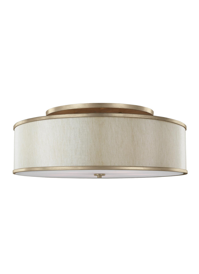 Visual Comfort Studio SF340SG Five Light Semi-Flush Mount, Sunset Gold