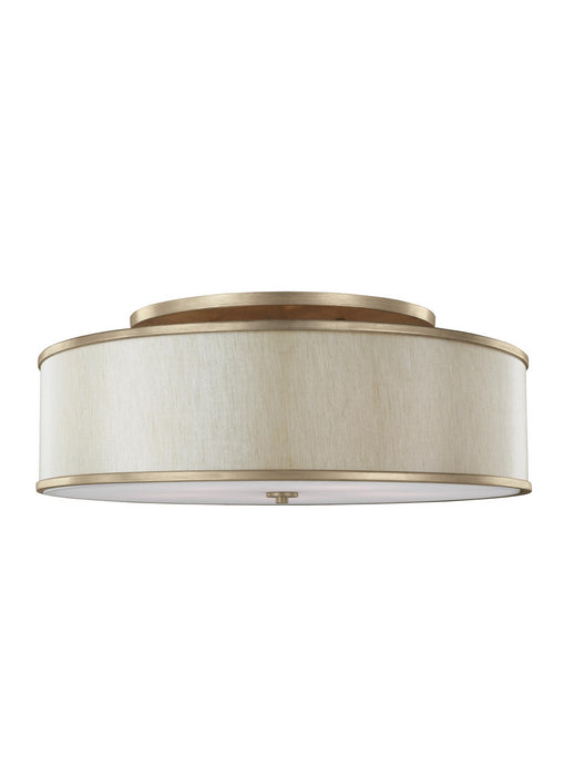 Visual Comfort Studio SF340SG Five Light Semi-Flush Mount, Sunset Gold