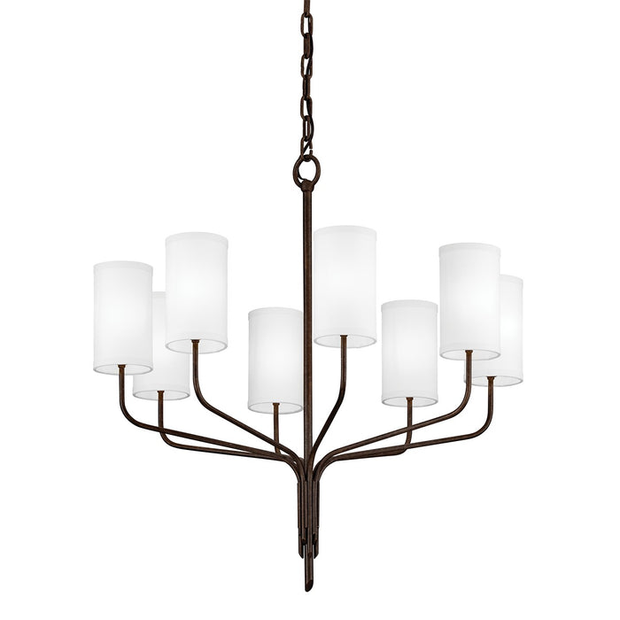Troy Lighting F6178-HBZ Eight Light Chandelier, Heritage Bronze