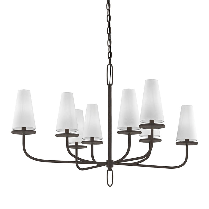 Troy Lighting F6296-TBZ Eight Light Chandelier, Textured Bronze