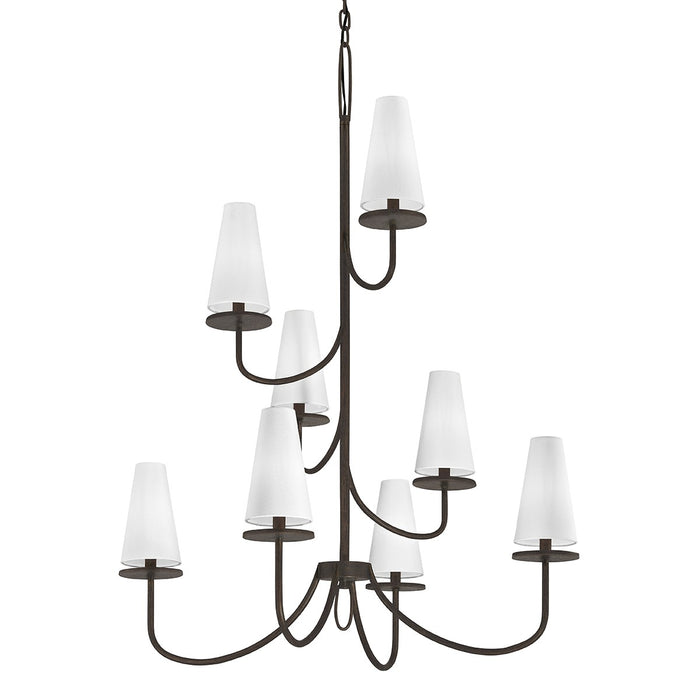 Troy Lighting F6298-TBZ Eight Light Chandelier, Textured Bronze