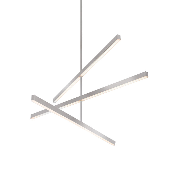 Kuzco Lighting CH10345-BN LED Chandelier, Brushed Nickel