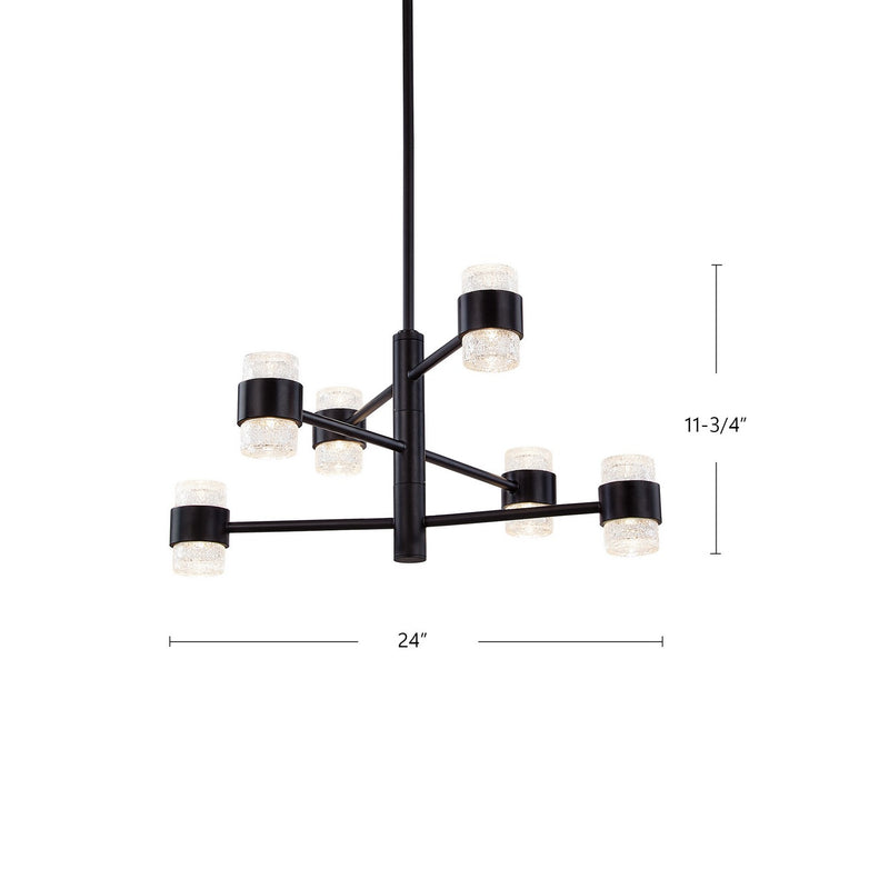 Kuzco Lighting EP48224-BK LED Pendant, Black