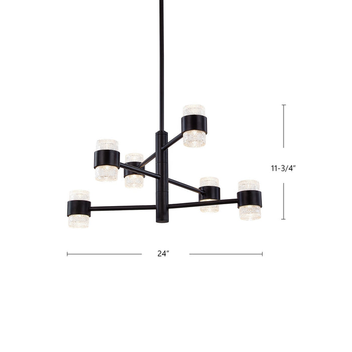 Kuzco Lighting EP48224-BK LED Pendant, Black